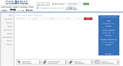 Desktop Screenshot of buycolonialjeep.com